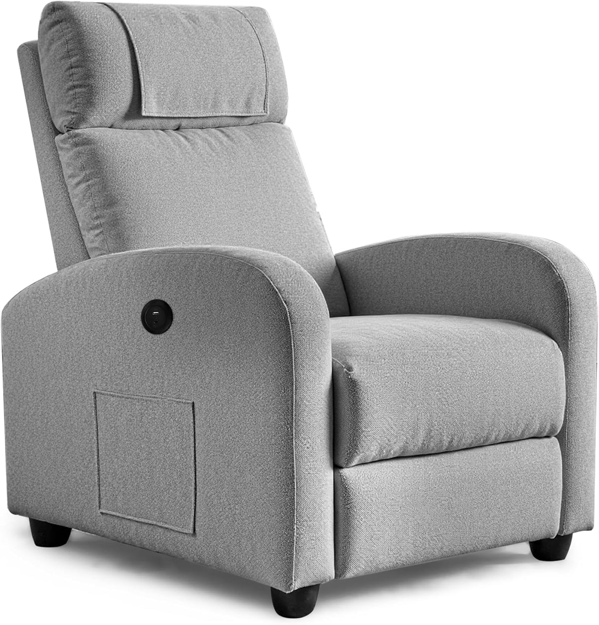 <font dir="auto" style="vertical-align: inherit;"><font dir="auto" style="vertical-align: inherit;">        Relaxation armchair, TV chair, leisure chair with USB and Type-C charging ports, adjustable backrest and footrest, single chair for living room, be