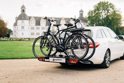 Westfalia BC 60 Fietsendrager voor trekhaak, opvouwbare bagagerek voor 2 fietsen, geschikt voor e-bikes