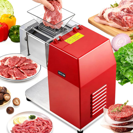Vleessnijder – Vleesmachine – Elektrische Vleessnijder – Professionele Vleesprocessor – Vleesmes – 850 Watt Motor – Roestvrijstalen Messen 5mm