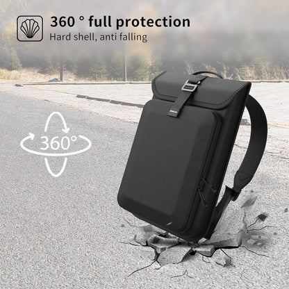 Smatree Draagrugzak harde hoes voor DJI Mini 2/Mini 1/Mini SE, reistas met harde schaal voor DJI Mini Drone en Gopro Hero 10/9/8/7/6/5 accessoires (niet geschikt voor Mini 3 Pro), zwart., Tashanger