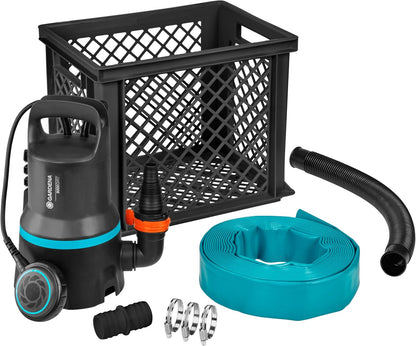 Overstromingsset Dompelpomp – Waterpomp – Tuinpomp – Regenwaterpomp – Pomp Set – 9000 L/uur – Automatische Dompelschakelaar