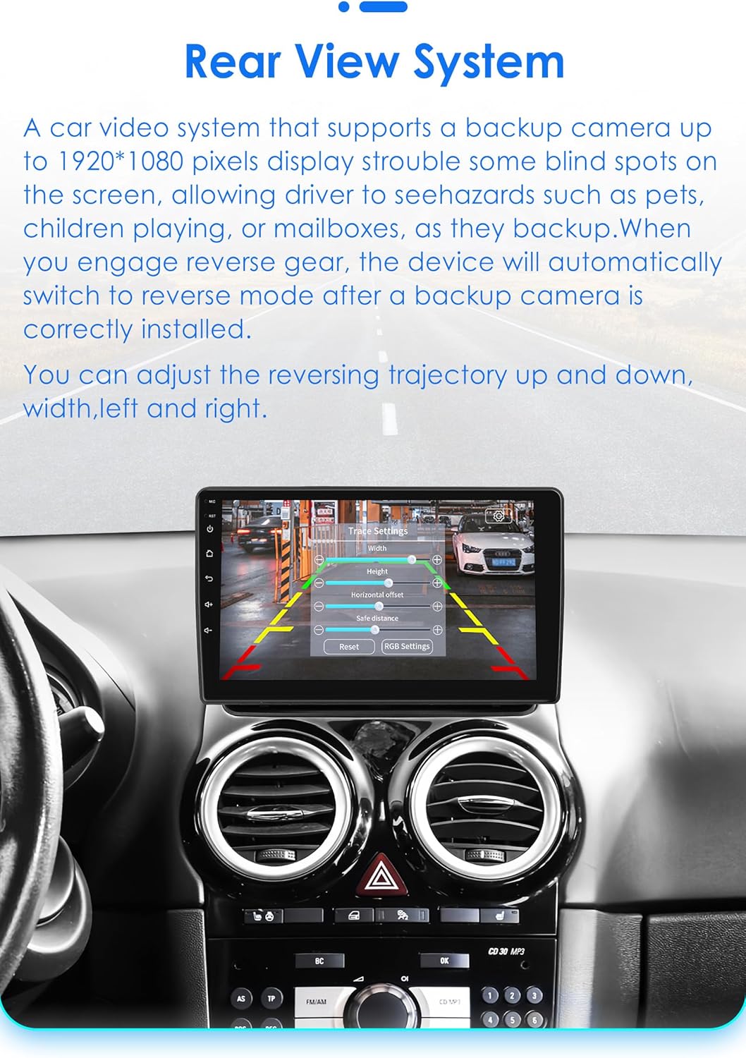 Android 13 autoradio 9 inch touchscreen 8-core voor Opel Corsa D 2007-2012 WiFi Wireless Android Auto & Wireless Carplay Bluetooth WiFi 4G GPS RDS AM/FM
