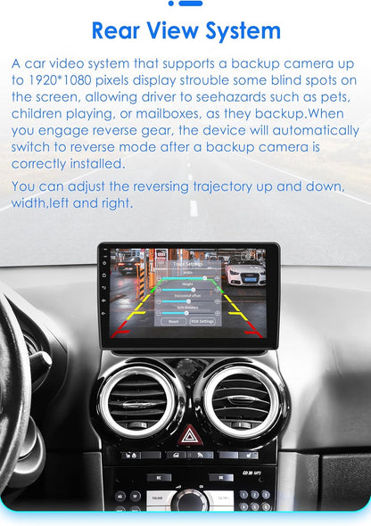 Android 13 autoradio 9 inch touchscreen 8-core voor Opel Corsa D 2007-2012 WiFi Wireless Android Auto & Wireless Carplay Bluetooth WiFi 4G GPS RDS AM/FM