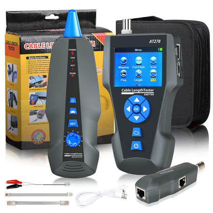 Netwerkkabeltester, NF-8601S TDR multifunctionele lcd lijnlengte breekpunttesters RJ45/RJ11/BNC tester