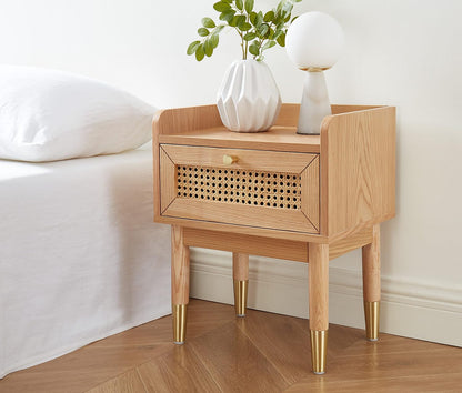 BAÏTA Nachtkastje Leon, Hout, Eiken, L40cm LEON06