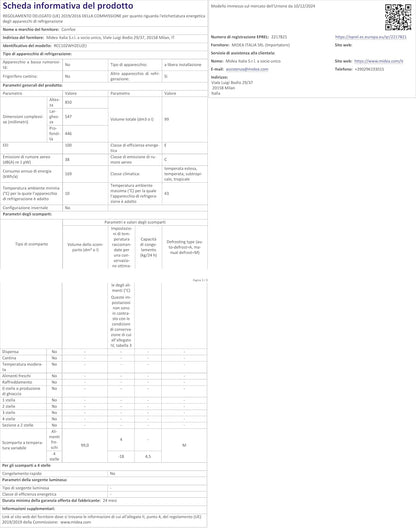 COMFEE RCC102WH2EU(E) Vrijstaande vrieskast, 99 l, om te zetten in vriezer, inverter, 4 sterren, geschikt voor de garage, wit [energieklasse E]
