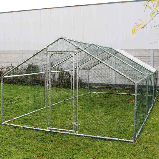 Outdoor enclosure cage aviary chicken coop chicken coop rabbit hutch pets 2x3x2m (LxWxH) sunroof - QUORE