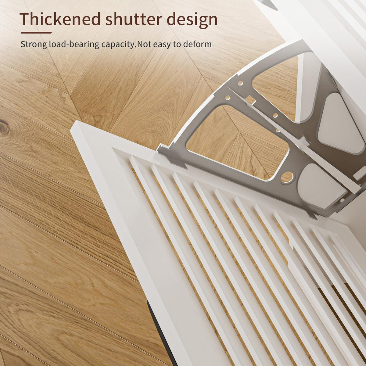 Smalle schoenenkast, schommelkast met lamellendeur, kast met 3 kleppen en 6 verstelbare planken, houten schoenenopslag voor entree, 80 x 24 x 120 cm, wit