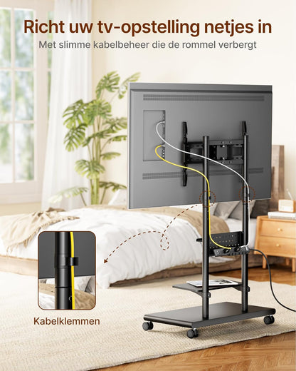 Tv-standaard voor 50-90 inch tv/zwart