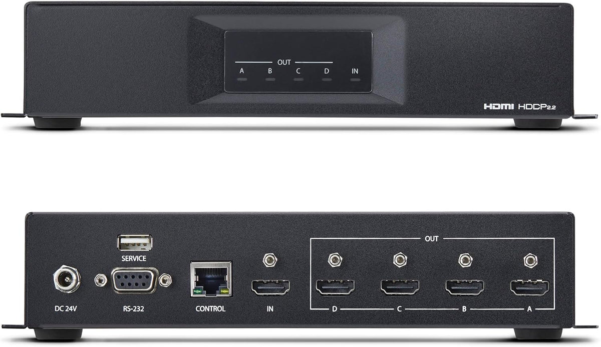 StarTech.com 2x2 HDMI Video Wall Controller - 4K 60Hz HDMI 2.0 Video-ingang naar 4x 1080p uitgang - Videomuur Processor voor Multi Screen Display - Videomuur Splitter - RS232/Ethernet Control