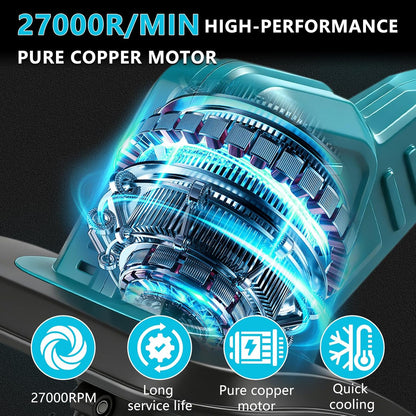 Accu-grondhak voor Makita 18 V accu (zonder accu), 400 W elektrische tuinfrees met 20 cm werkbreedte, 15 cm werkdiepte, elektrische motorhak voor gazon/bodembewerking