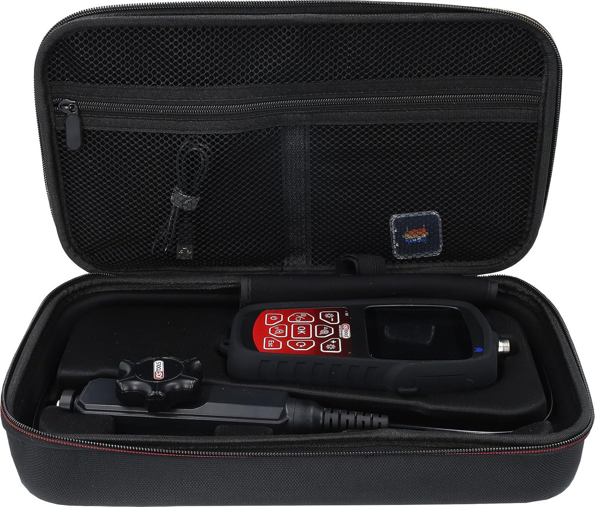 KS Tools 550.7550 HD-videoscoopset met Ø 3,9 mm 180° en 0° HD frontcamera-sonde, flexibele pvc-hoes, 3-delig