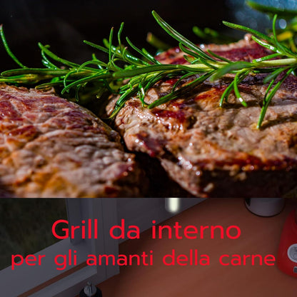 ARDES - ARBEEF01 Grillpan oven Grill Beefer infrarood Asado - Professionele elektrische grillpan om te koken - Cool Touch wandgrill - grillpan met 6 legplanken, compact en multifunctioneel