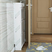 Shoe cabinet - Shoe bench - Shoe rack - Shoe cabinet with concealed handle drawers - Space saving - Dustproof - White