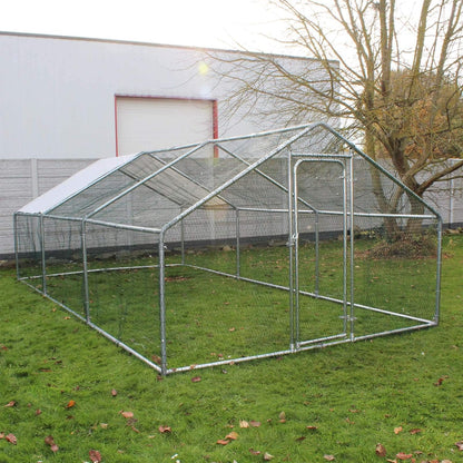 Outdoor enclosure cage aviary chicken coop chicken coop rabbit hutch pets 2x3x2m (LxWxH) sunroof - QUORE