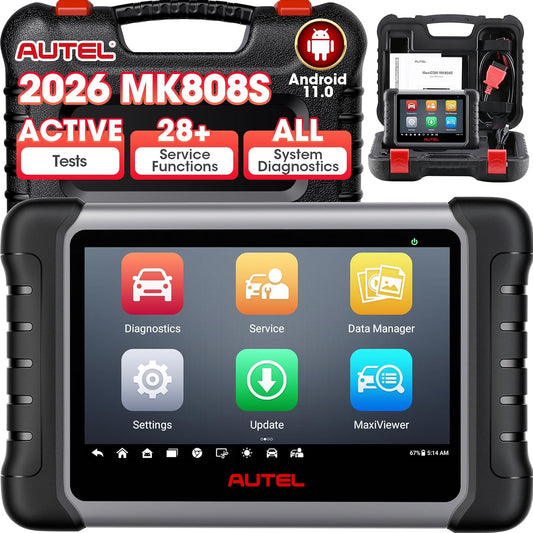 OBD2 Diagnose Tool – Auto Scanner – Foutcode Scanner – Diagnosescanner – Autodiagnose Apparaat – Bi-directionele Actieve Tests – 28+ Onderhoudsfuncties