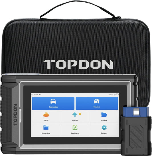 OBD2 Diagnoseapparaat – Auto Diagnose Scanner – Fault Code Reader – Autodiagnose Tool – Diagnose Scanner Draadloos – Alle Systemen Scannen – 28 Onderhoudsfuncties – Bluetooth Verbinding - QUORE