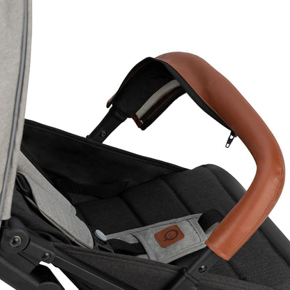 MoMi ESTELLE Vanaf 6 maanden (tot 15 kg), inklapbare kinderwagen met 5-punts riem, boodschappenmand, telescoopstang, inklapbaar