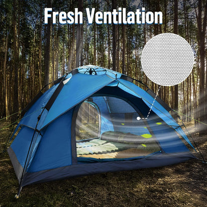 Night Cat Camping Tent 2 3 4 Persoon Man Waterdicht Gemakkelijk Set Up Nemen Up Dome Familie Tent Automatische