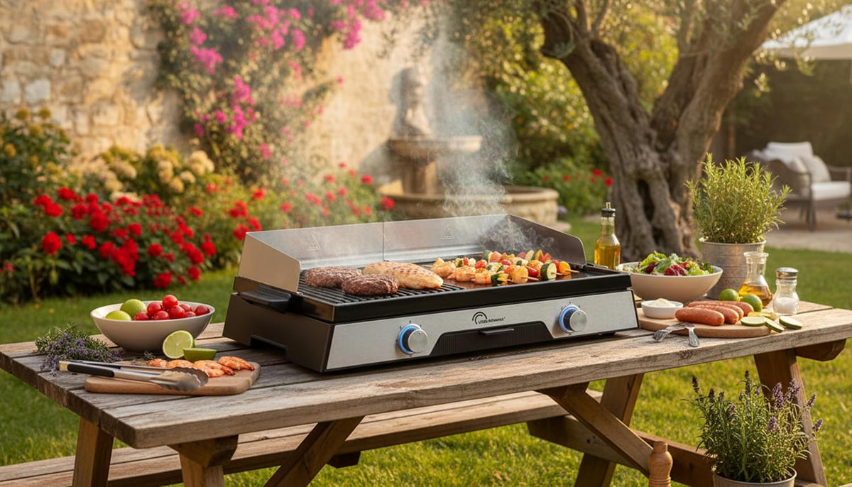 Innov 2200 Elektrische grillplaat - LITTLE BALANCE - 8735 - PFAS-vrij microkeramiek