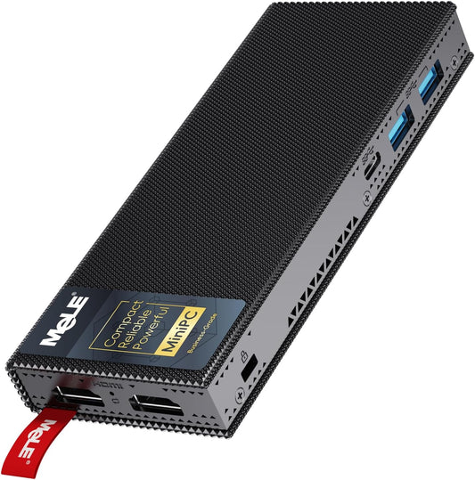 MeLE Fanless Mini PC Stick PCG02 Pro N5100 8 GB RAM 256 GB geheugen, Desktop Micro Dual HDMI Gigabit Ethernet op bedrijf, kantoor, industrieel, ivd, media thuis