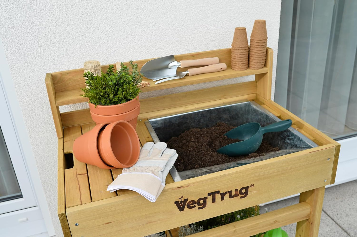 Deluxe Potting Table - Natural (FSC 100%)