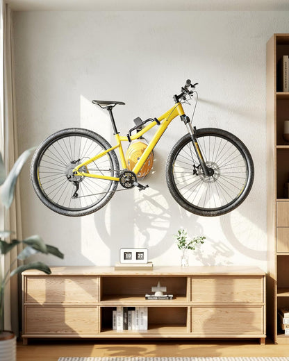 monTEK Fietswandhouder, inklapbare racefietswandhouder, 30 kg draagvermogen, fietshouder muur voor garage, 4 stuks
