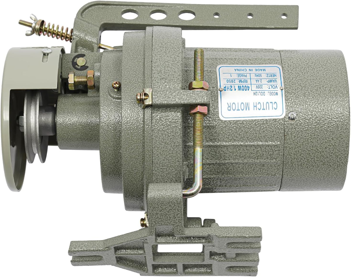 Electric Sewing Machine Motor, Clutch Motor for Industrial Sewing Machines, Clutch Motor, Industrial Sewing Machine for Zigzag Machines, Sicking Machines, High Position Sewing Machines Etc - QUORE