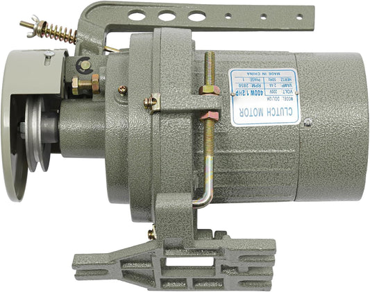 Electric Sewing Machine Motor, Clutch Motor for Industrial Sewing Machines, Clutch Motor, Industrial Sewing Machine for Zigzag Machines, Sicking Machines, High Position Sewing Machines Etc - QUORE