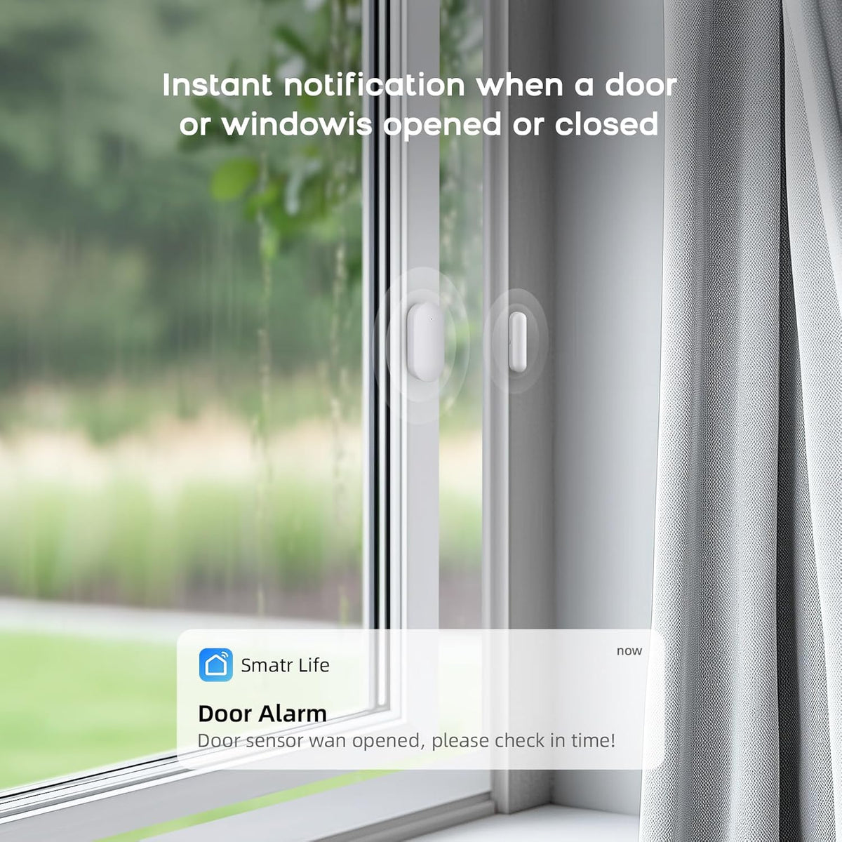 LWOHSI Alarmsysteem voor thuisbeveiliging, draadloze 4,3 inch Fulltouch Screen Alarm Kits met 2MP Beveiligingscamera, Mobiele telefoon APP Alert, Deursensoren, Afstandsbediening, Compatibel met Alexa
