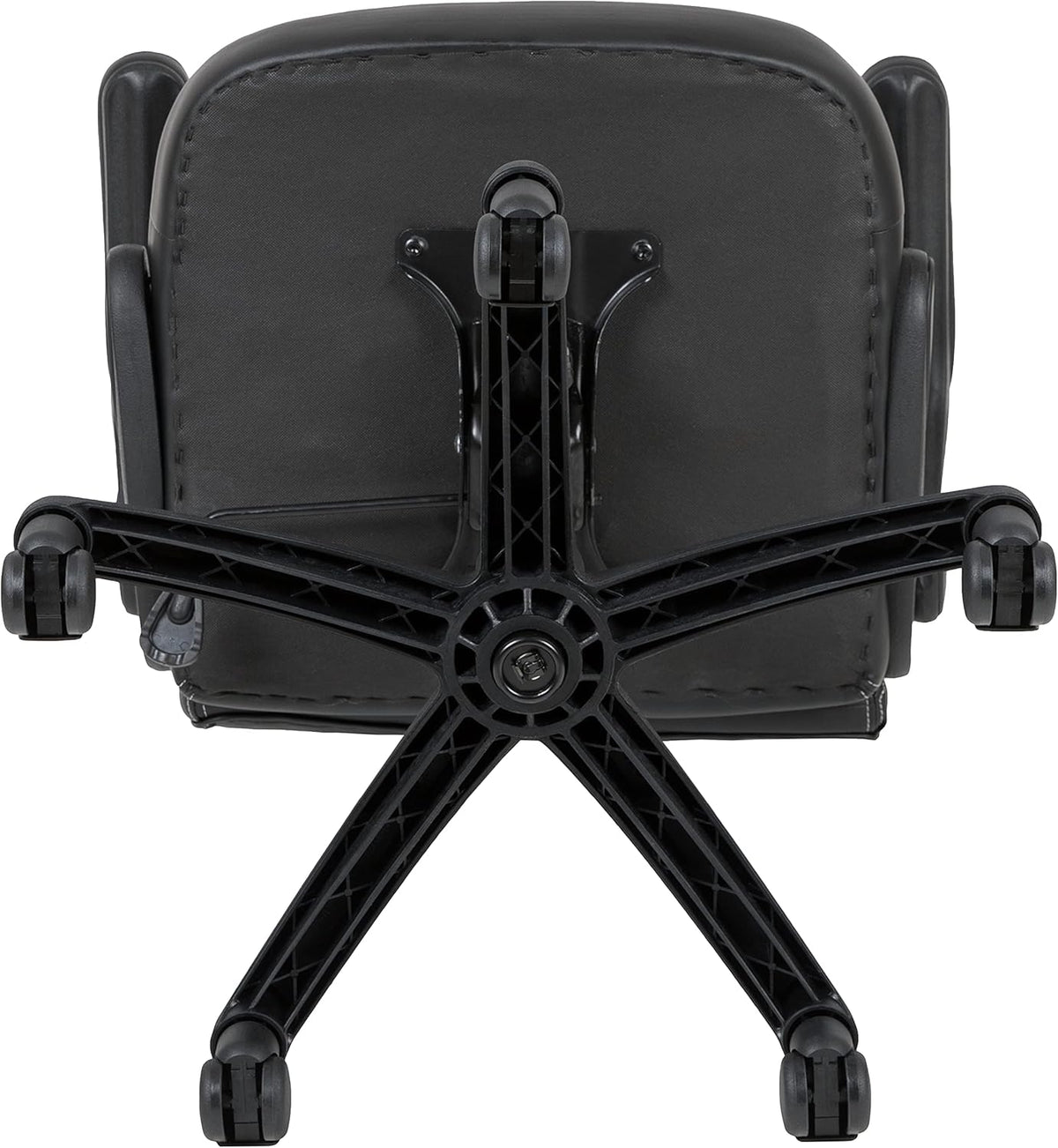 Flash Furniture X10 Gamingstoel, ergonomische bureaustoel voor pc- en gaming-setups, verstelbare gamerstoel met rugsteun, LeatherSoft, blauw/zwart - QUORE