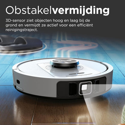 Robotstofzuiger – Robotstofzuiger en Dweil – Automatische Stofbak Leging – Slimme Vloerreiniger – Draadloze Stofzuiger – 3D- & LiDAR-Navigatie – Anti-Allergeen & Geurcontrole