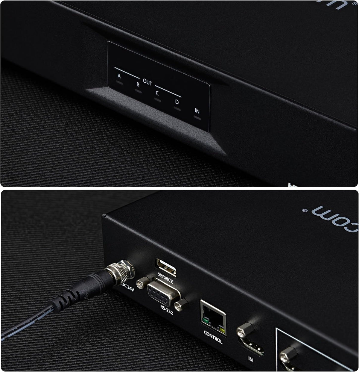 StarTech.com 2x2 HDMI Video Wall Controller - 4K 60Hz HDMI 2.0 Video-ingang naar 4x 1080p uitgang - Videomuur Processor voor Multi Screen Display - Videomuur Splitter - RS232/Ethernet Control
