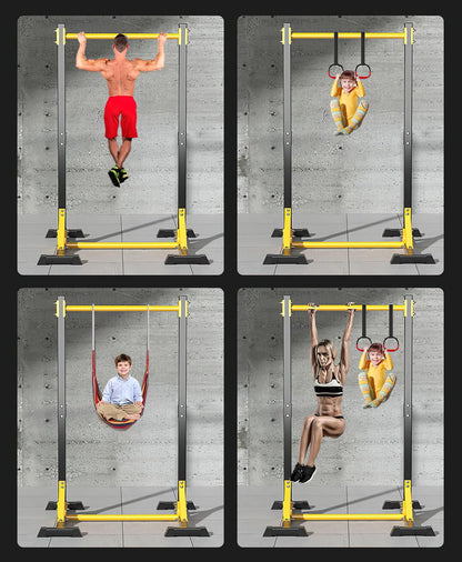 Pull Up Station - Pull Up Bar Vrijstaand, Gym Apparatuur voor Thuis, Dragende 200kg