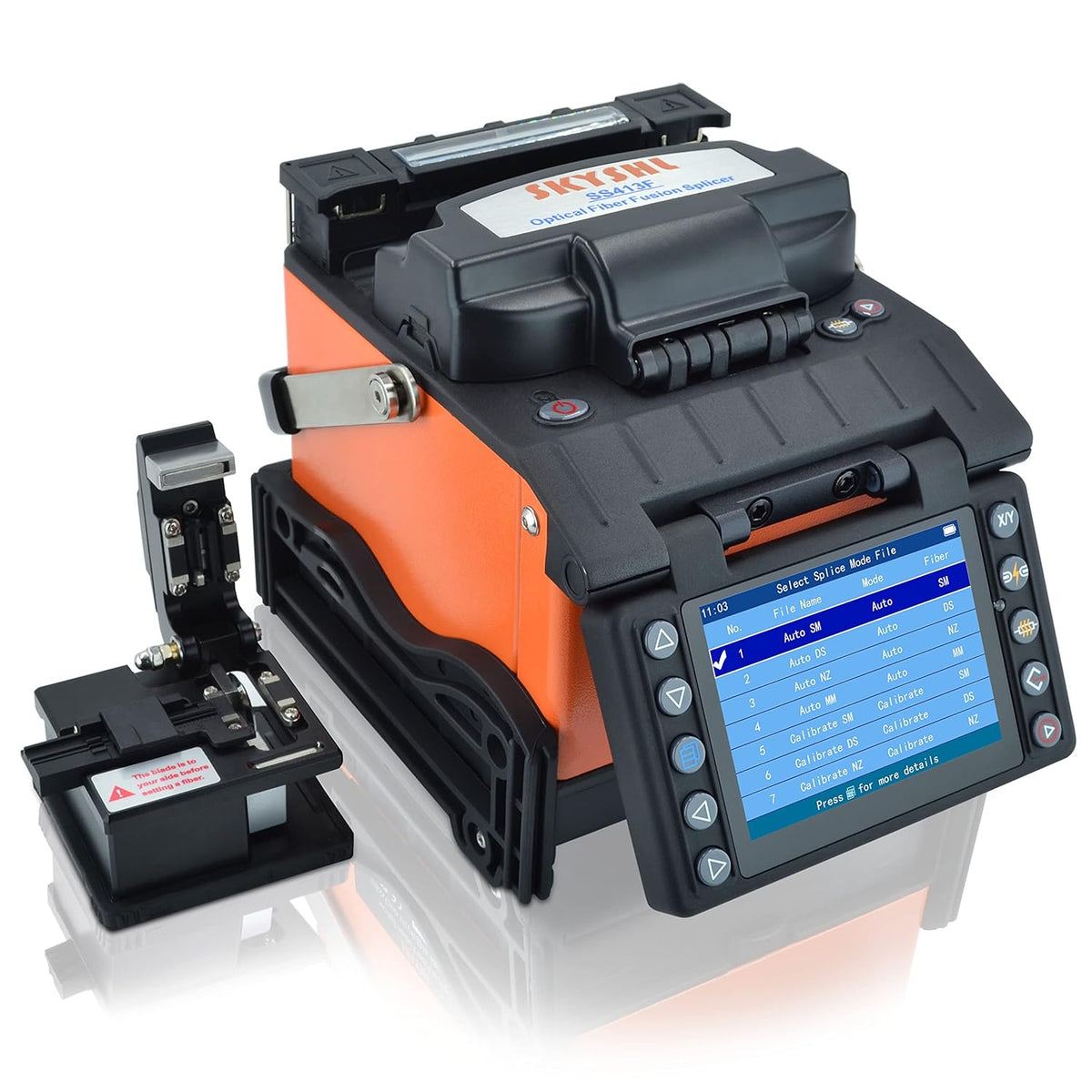 Kernuitlijning Optische Vezellassmachine ARC Vezel Lasmachine Laag Splitsingverlies Glasvezel Lasapparaat Auto Glasvezel Fusielasmachine Zeer betrouwbare Fusion Splicer-SS413F-211
