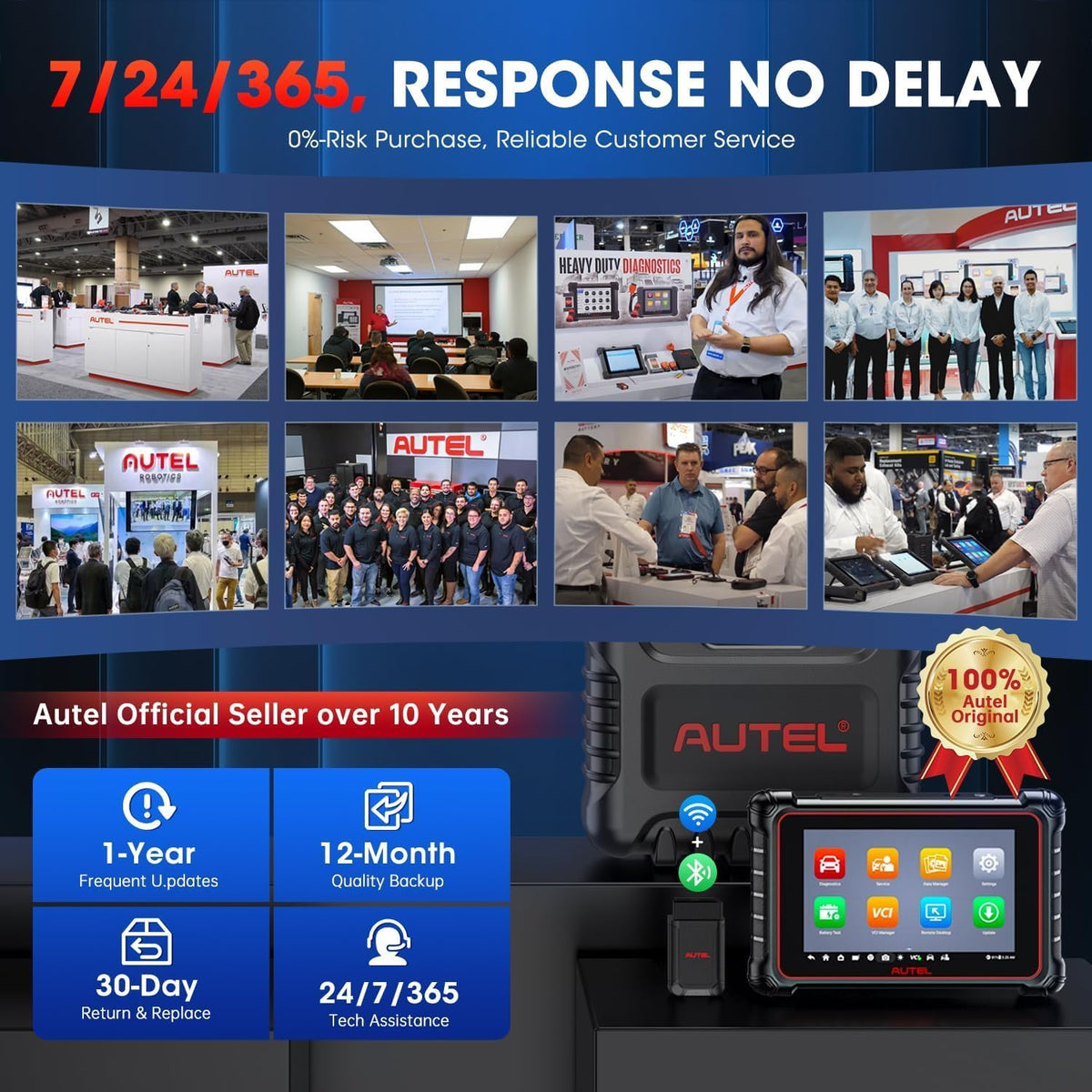 Autodiagnoseapparaat – Diagnose Scanner – OBD2 Tester – Scan Tool – Diagnosetool – 8 Inch HD Touchscreen – Bidirectionele Actieve Tests