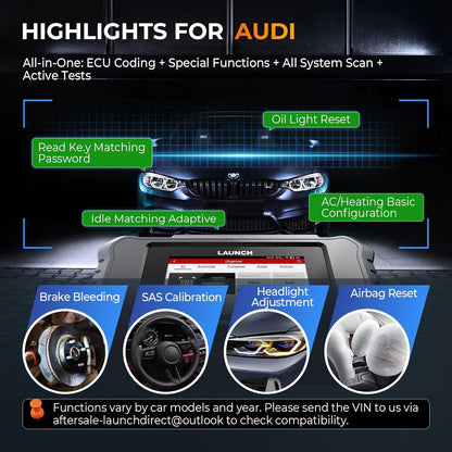 OBD2 Scanner – Diagnoseapparaat – Foutcode Uitlezer – ECU Coderingsscanner – Auto Diagnosetool – Tweerichtingscommunicatie – AutoVIN Detectie