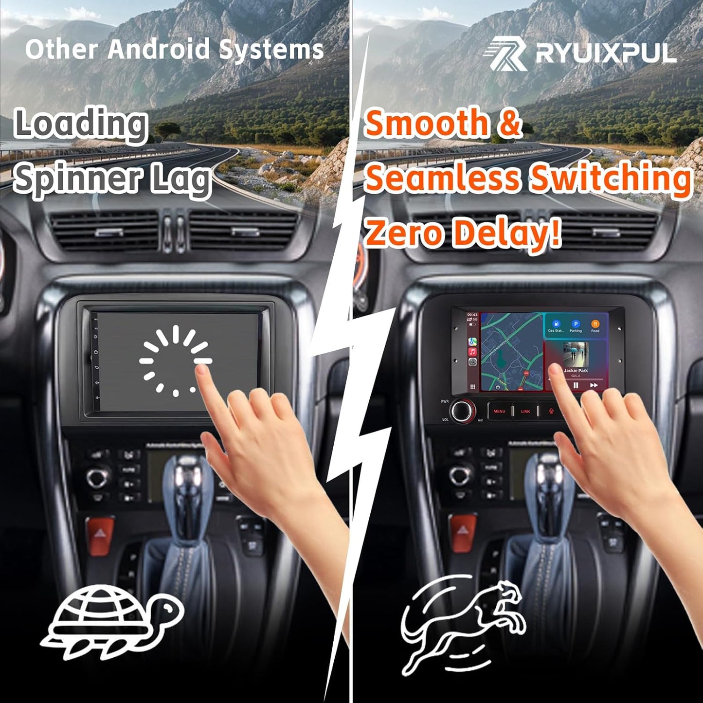 autoradio met draadloze CarPlay & Android Auto voor Fiat Croma (2005-2012) | Linux-systeem|3S snelstart | OEM-geluidskwaliteit | Bluetooth, EQ, USB, FM/AM-radio