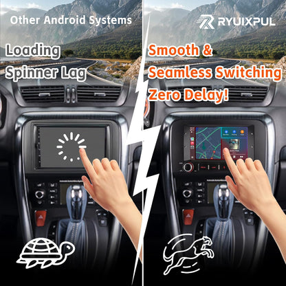 autoradio met draadloze CarPlay & Android Auto voor Fiat Croma (2005-2012) | Linux-systeem|3S snelstart | OEM-geluidskwaliteit | Bluetooth, EQ, USB, FM/AM-radio