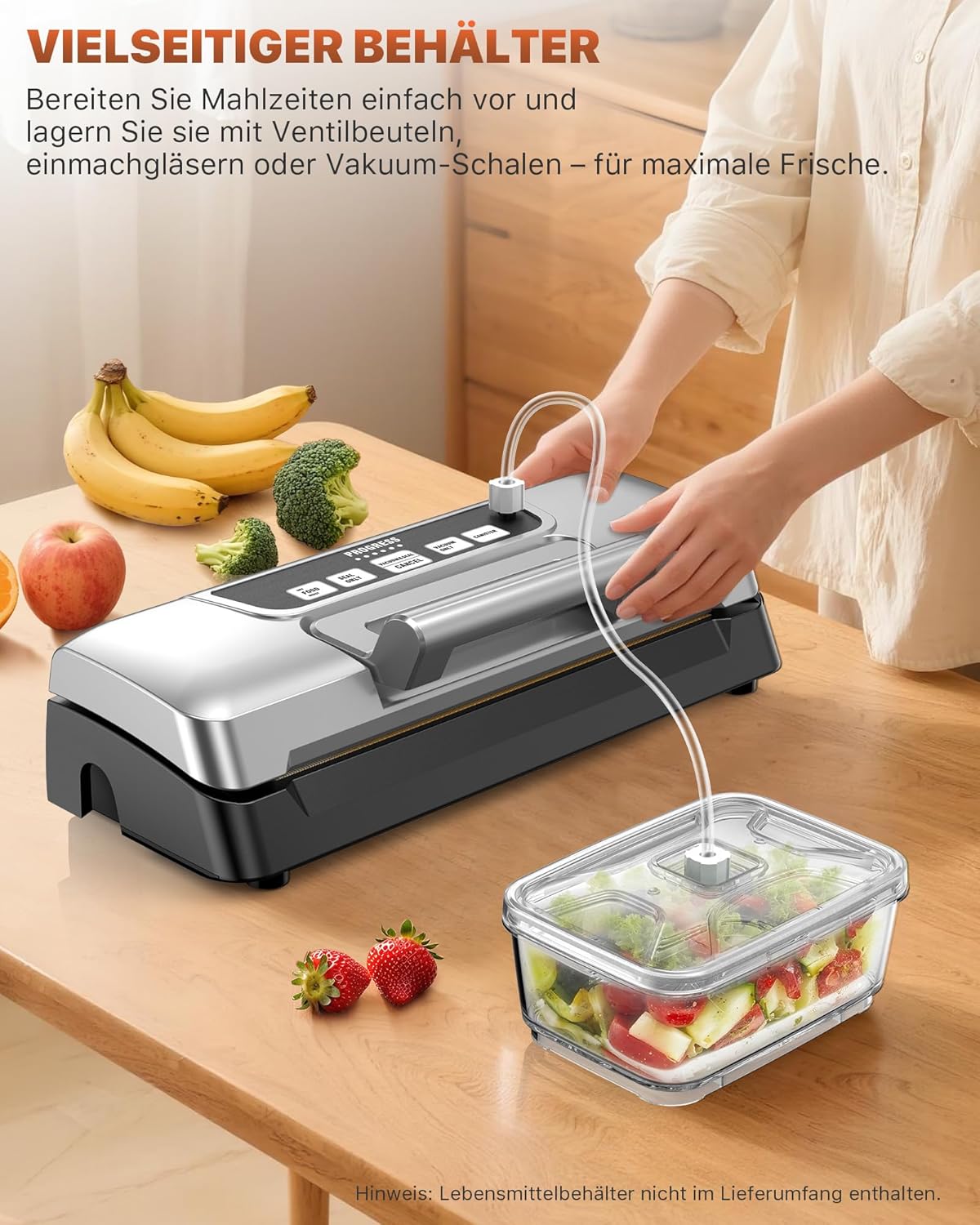Vacumeermachine, 90 kPa Vacuümmachine voor Voedsel, 20 L/min Sealmachine, Krachtige Vacuümmachine met Dubbele Pomp en Slimme LED, Nat- & Droogmodus, Ingebouwde Veiligheidssnijder, Inclusief Za