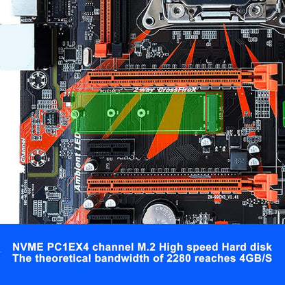 X99 Moederbord CPU Combo, LGA 2011-3 E5 2620 V3 CPU Moederbord Set Ondersteuning 4 Kanaals DDR4 Geheugen, WiFi Module, Gigabit Netwerkkaart PC Moederbord voor Desktop