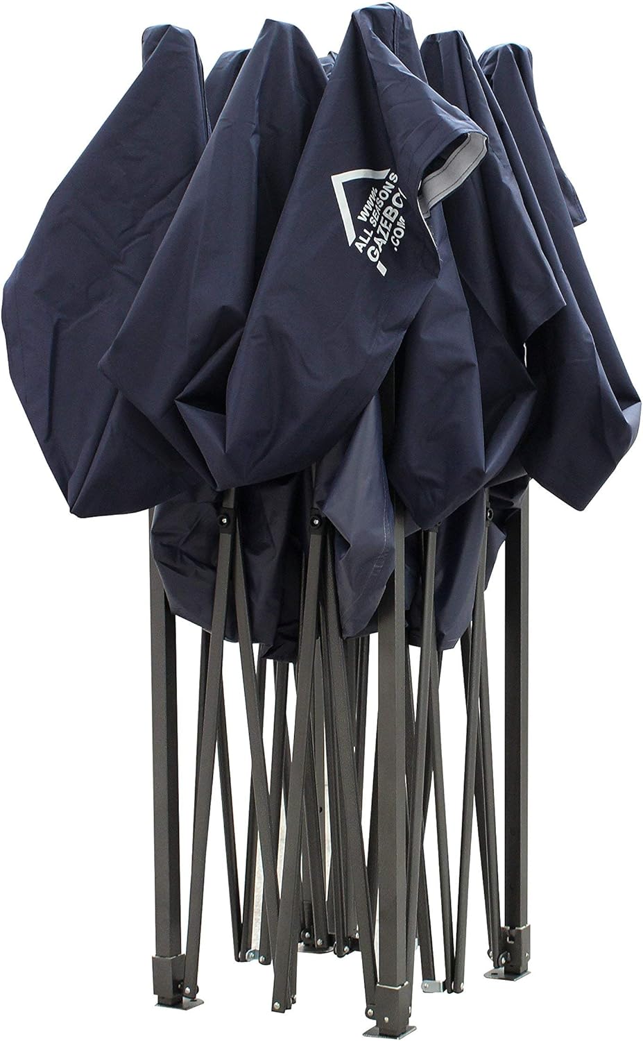 All Seasons Gazebos 3 x 3 m volledig waterdicht vouwpaviljoen met 4 zijpanelen - marineblauw