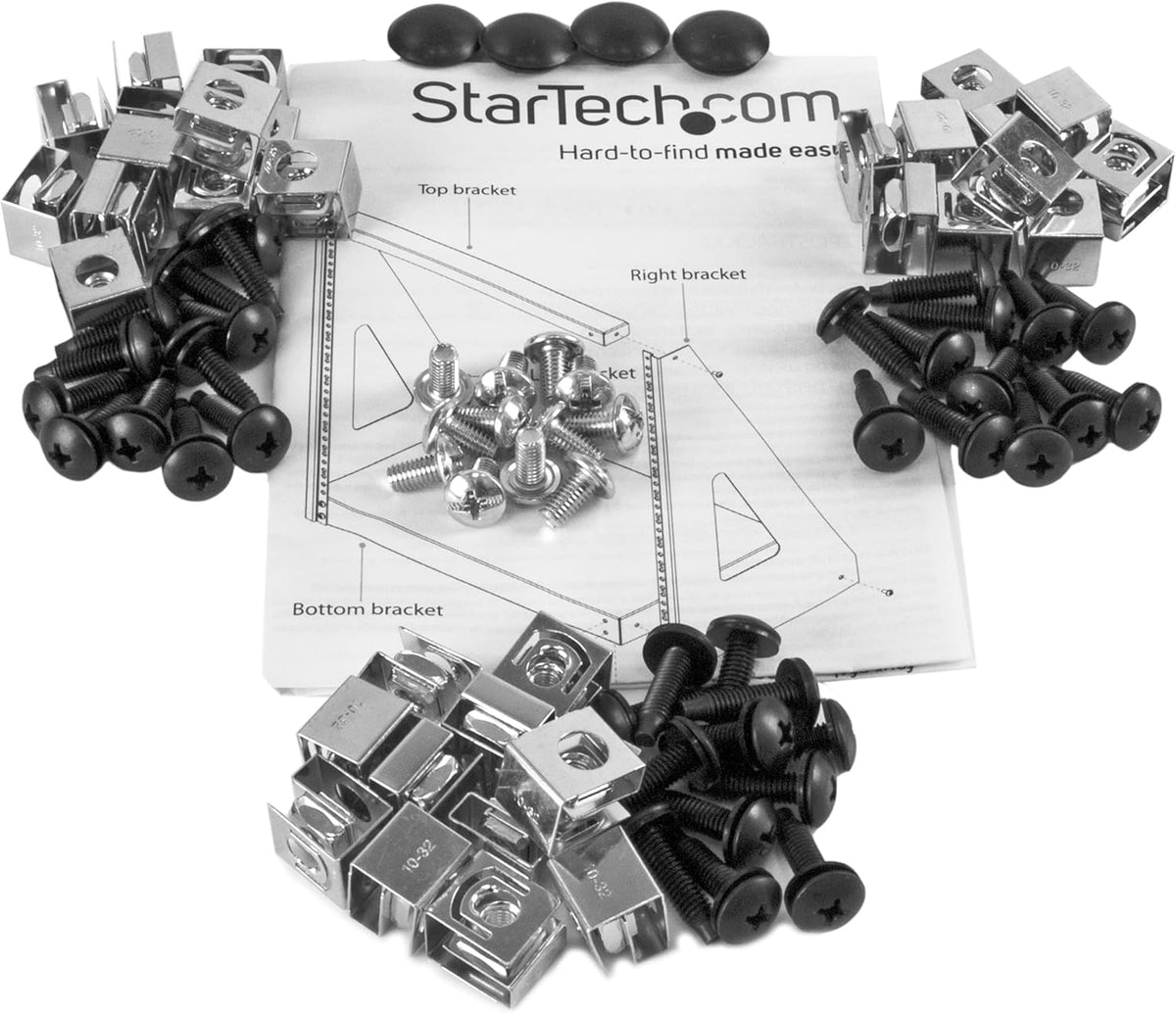 StarTech.com 12U Heavy Duty Rack Open Frame Netwerk Rack - Twee stijlen - 160kg - 19" Vrijstaand Desktop Rack voor Computer, AV, Media, IT Apparatuur (2POSTRACK12)