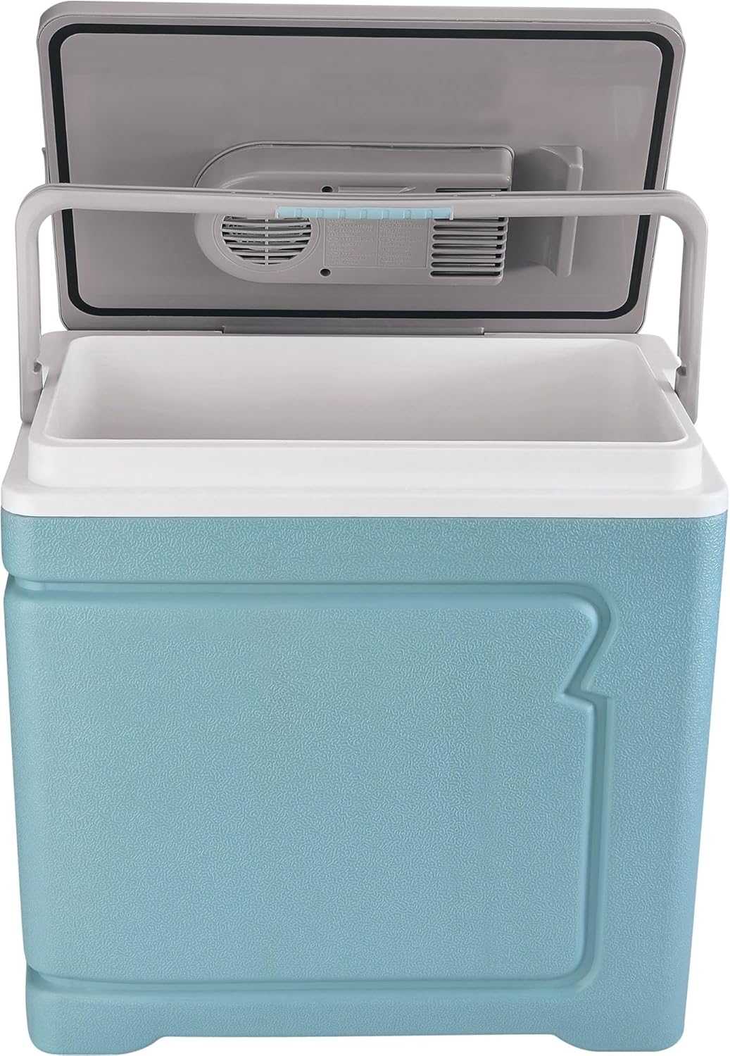 C.A.O. - Elektrische koelbox Multiconnect (12 V/220 V/USB) 30 liter van PP+PU HDPE - kleur grijs/blauw - lengte 46 cm - breedte 30 cm - hoogte 49 cm