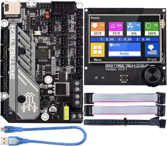 Controllerkaart 3D Printer – Besturingskaart – Printkaart – Touchscreen Display – Printer Moederbord – Geavanceerde Koeling Met Drie Ventilatoren – Helder TFT Touchscreen