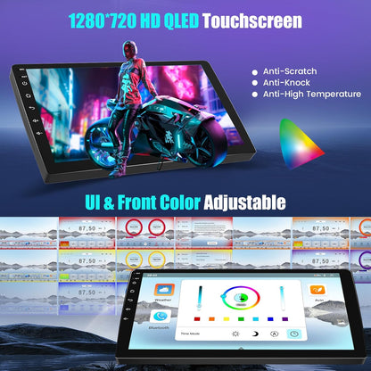 Android Autoradio – Multimediasysteem – Navigatiesysteem – Inbouwradio – Touchscreen Radio – Voor Peugeot 308/408 2007-2015 – Draadloze CarPlay & Android Auto – 9 Inch Touchscreen
