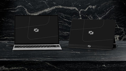 Lite 15.6" - Portable Monitor - Protective Case Included - Portable Display - Portable Monitor - Full HD - IPS - Black - QUORE