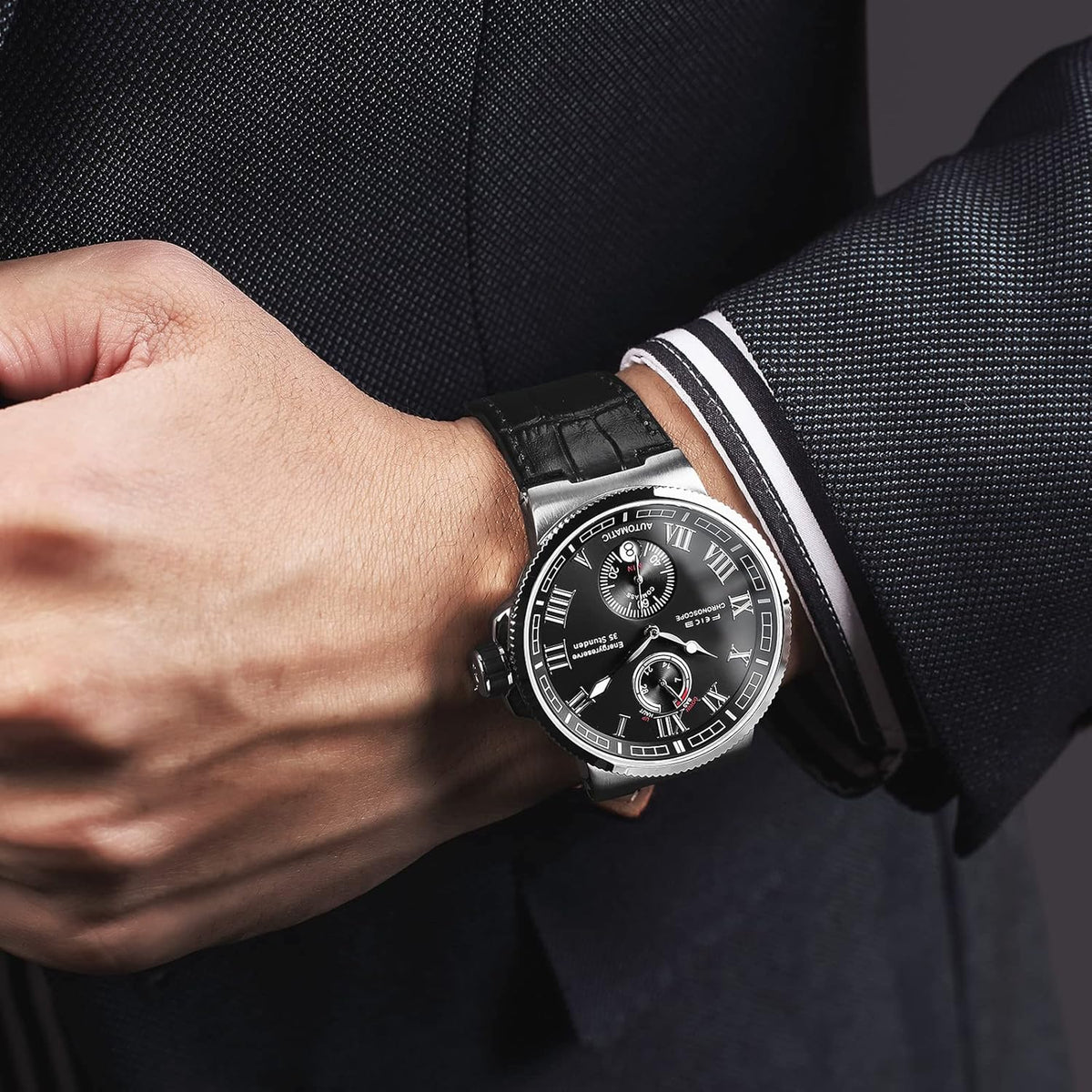 FEICE Men's Automatic Watch Mechanical Analog Waterproof Wrist Watches Sapphire Sport Swimming Mens Watch Timepiece Casual Dress Watches for Men -FM1405