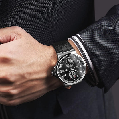 FEICE Men's Automatic Watch Mechanical Analog Waterproof Wrist Watches Sapphire Sport Swimming Mens Watch Timepiece Casual Dress Watches for Men -FM1405