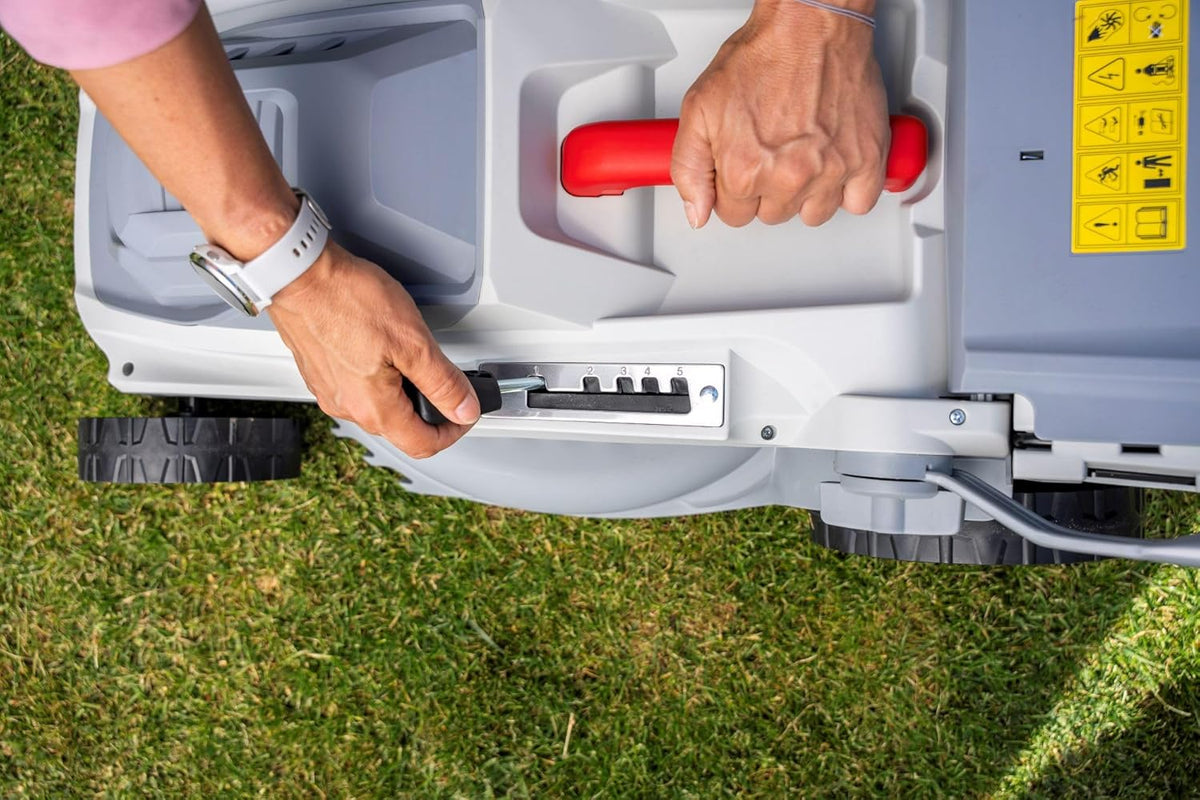 Elektrische Grasmaaier – Gazonmaaier – Duwmaaier – Tuinmaaier – Maaimachine – 1600 Watt Krachtige Motor – 5-standen Maaihoogte 30-75 mm